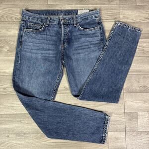 SIWY Denim Giavanna Mid Rise Girlfriend Jeans Free Spirit Medium Wash sz 26